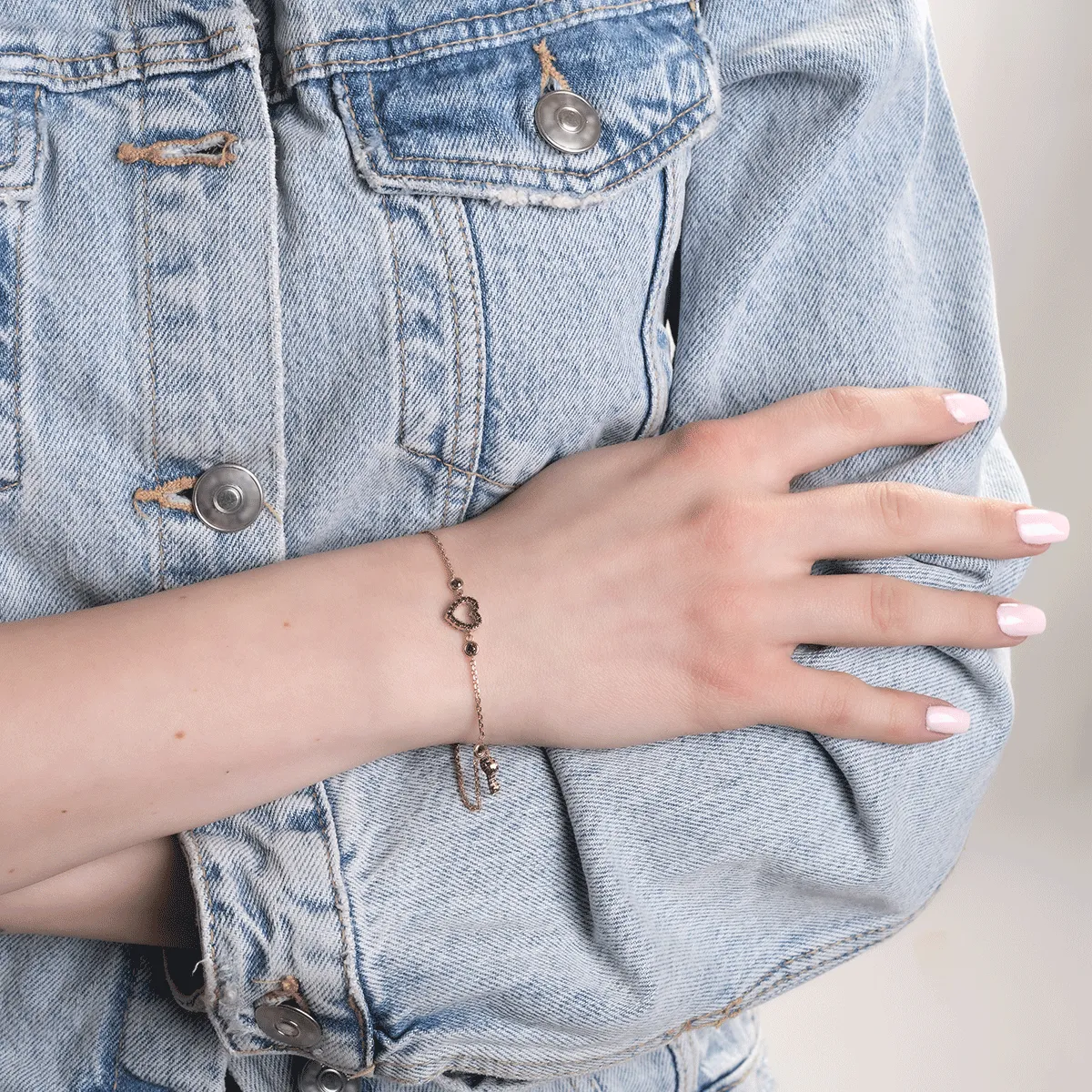 14K rose gold bracelet