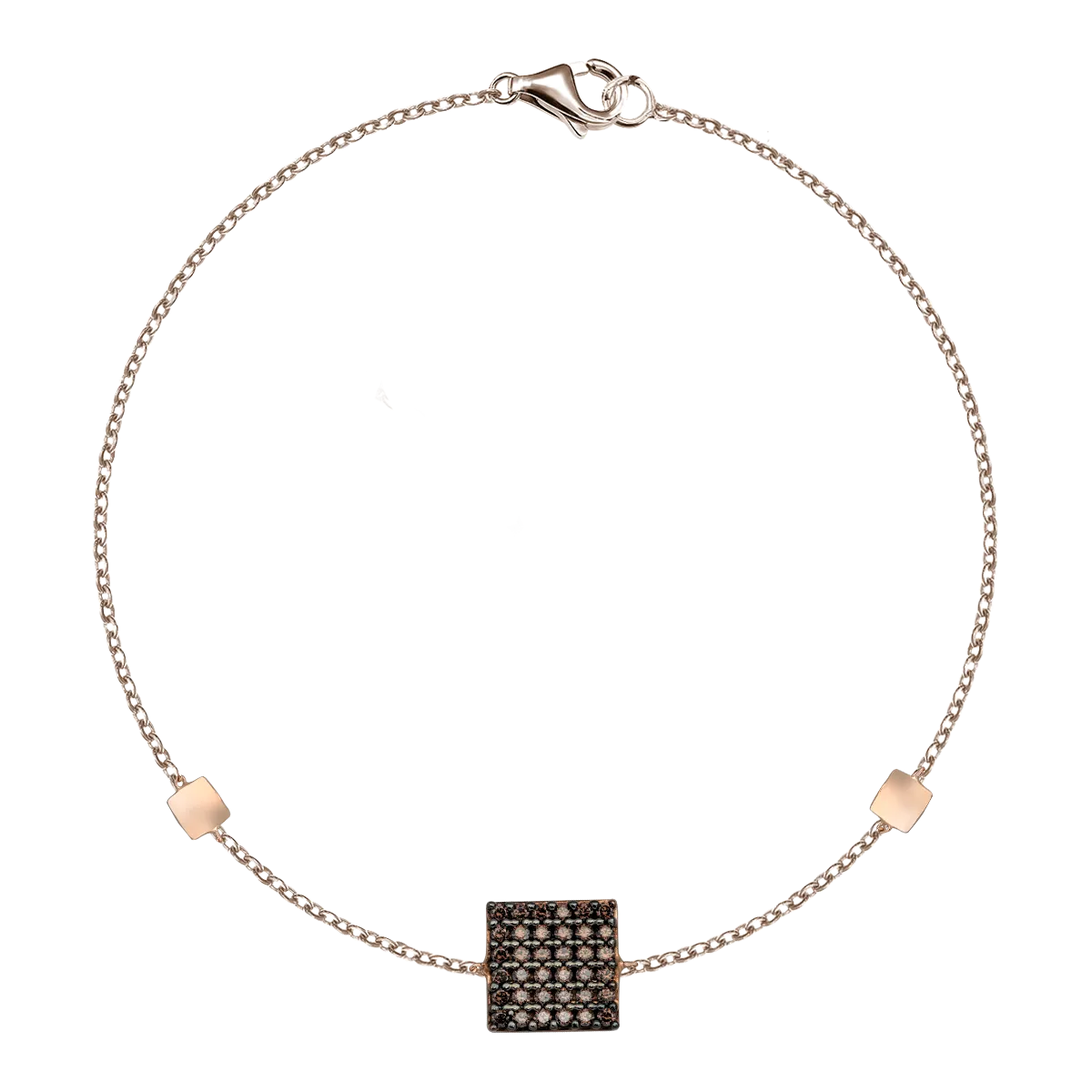 Bratara din aur roz de 14K-121010