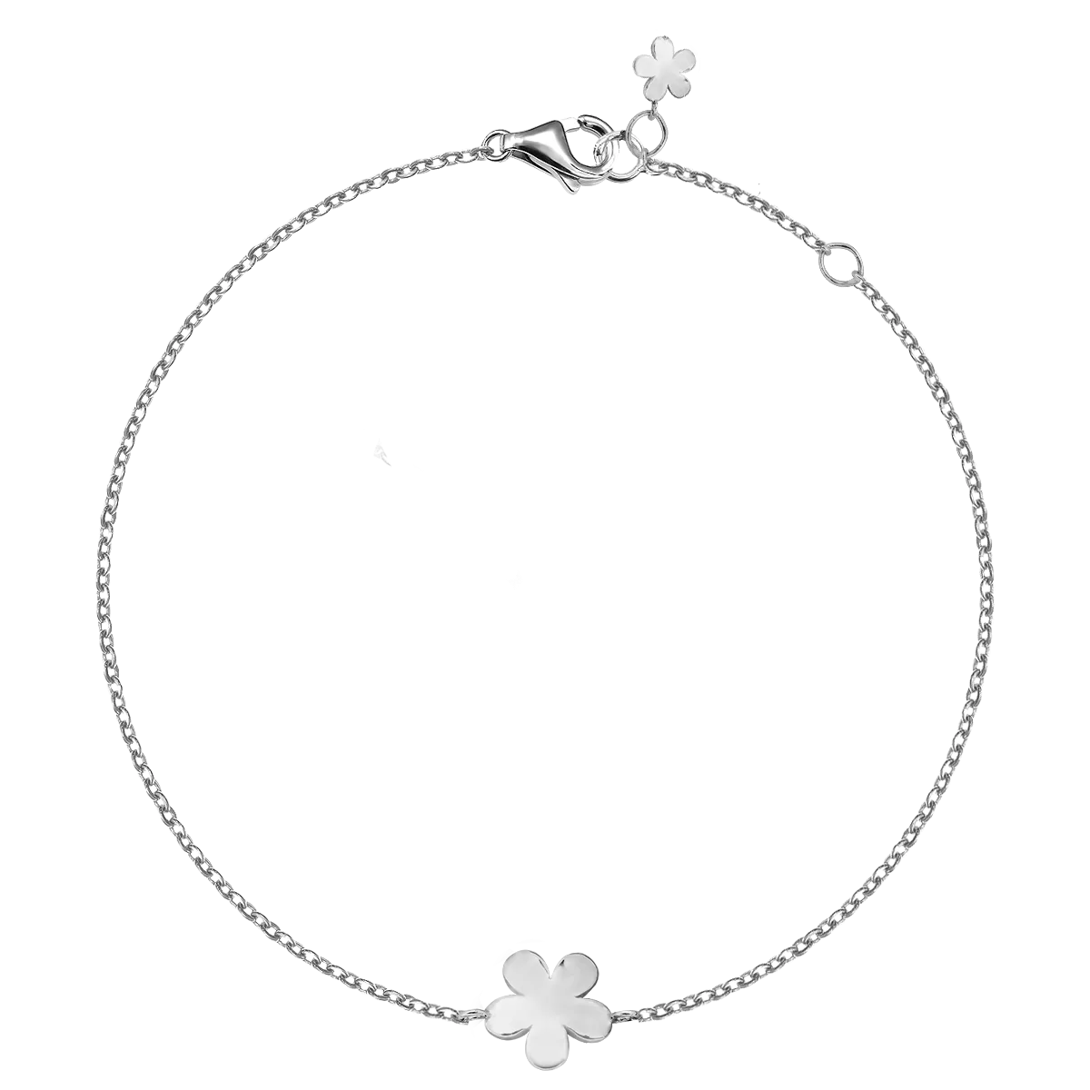 14K white gold bracelet