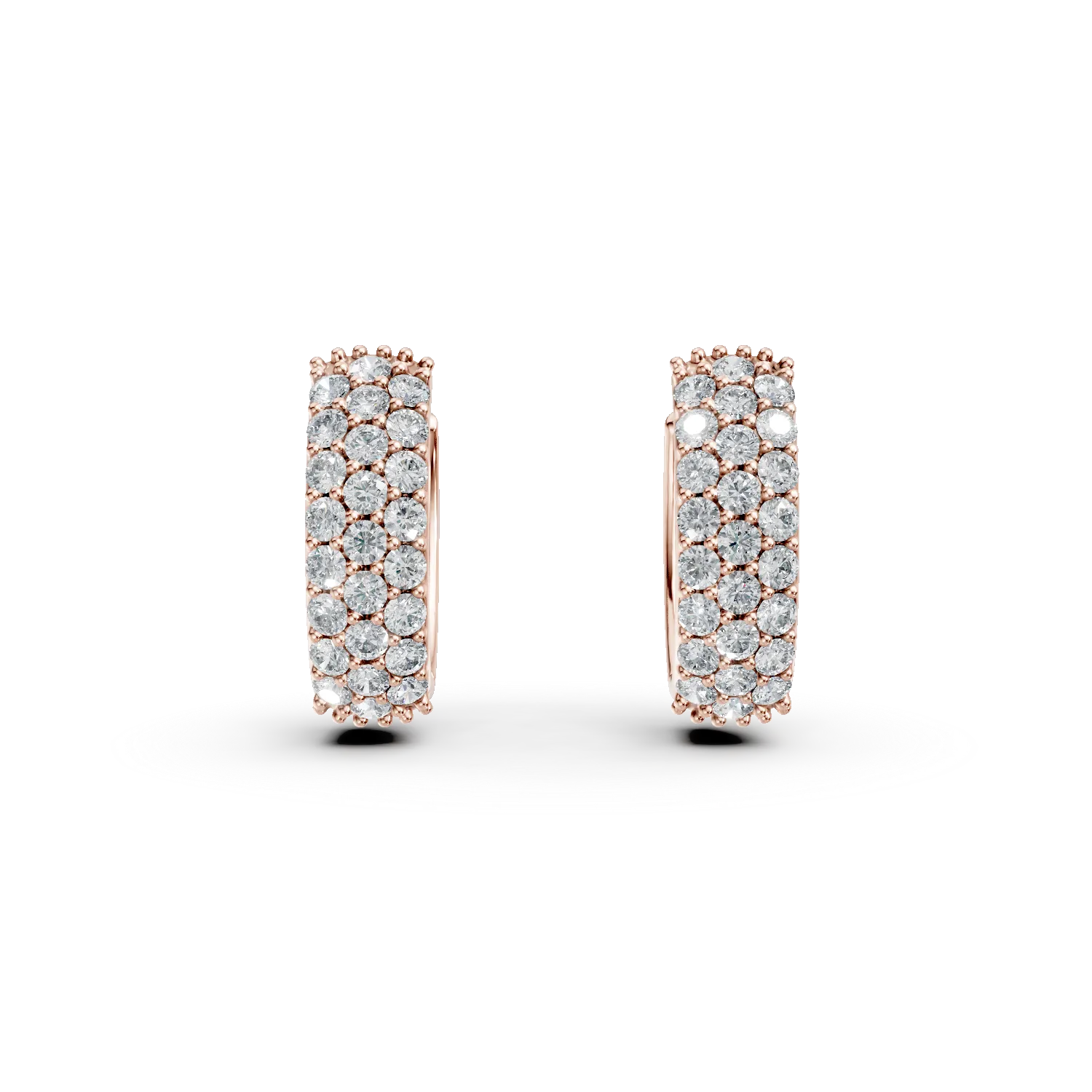 14K rose gold earrings