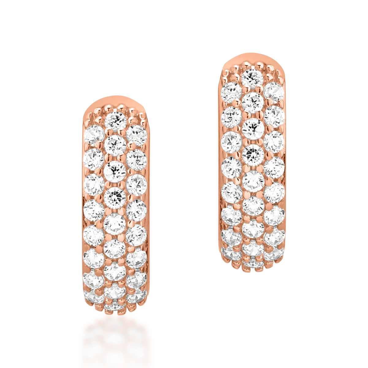 14K rose gold earrings