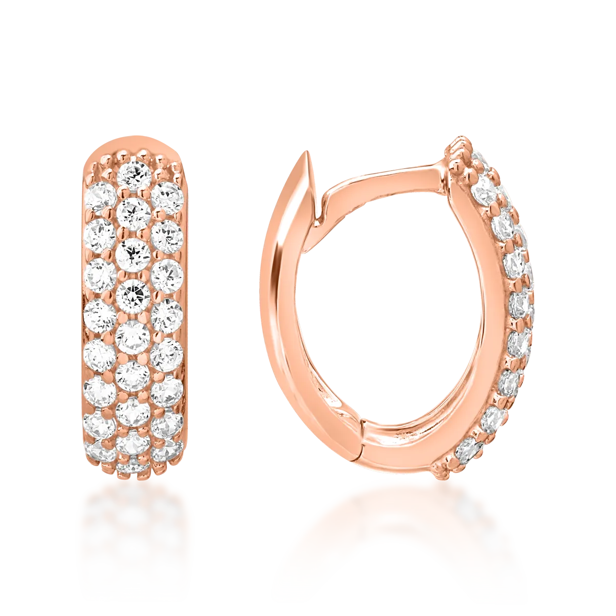 14K rose gold earrings