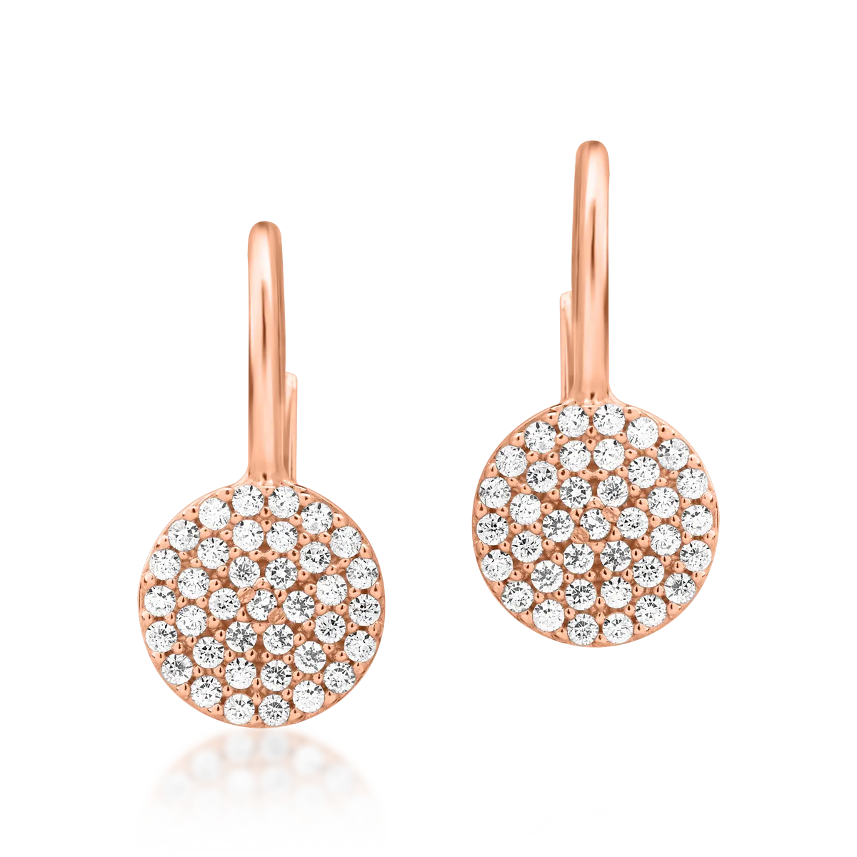 14K rose gold earrings