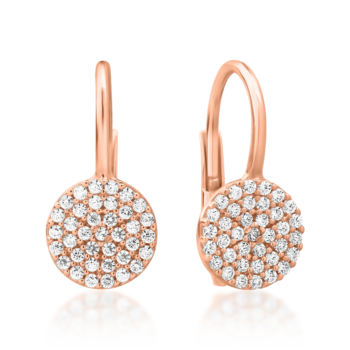 14K rose gold earrings