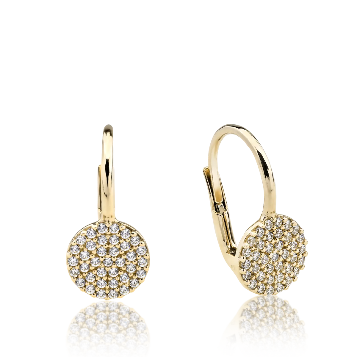 14k yellow gold earrings