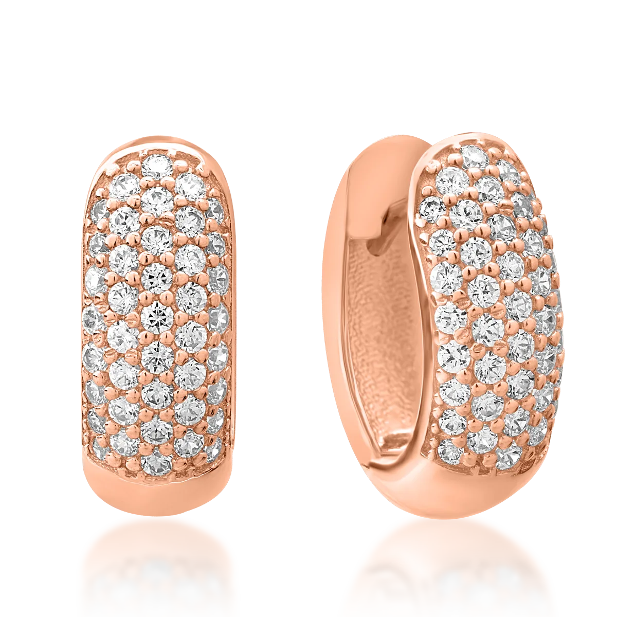 14K rose gold earrings