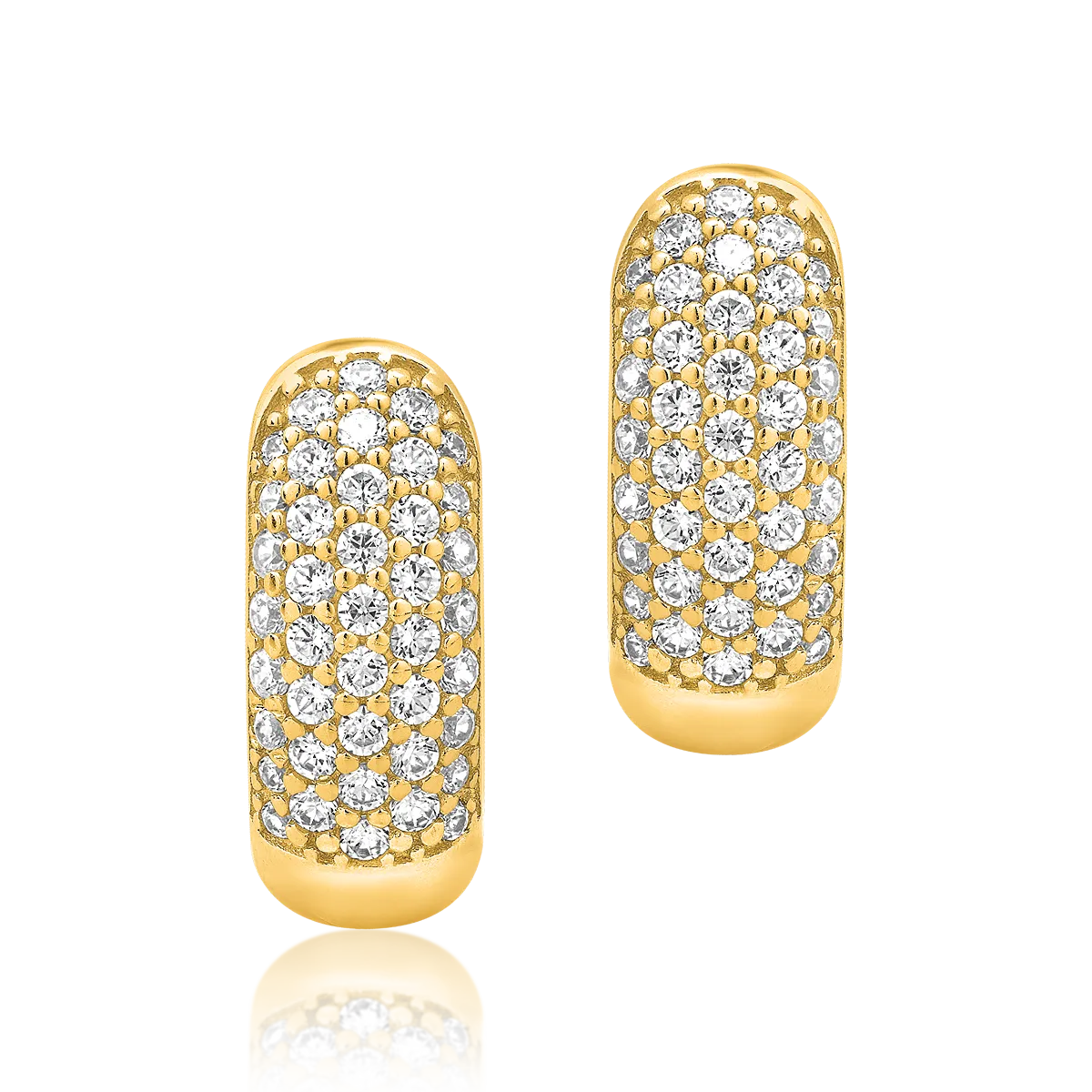 14K yellow gold earrings