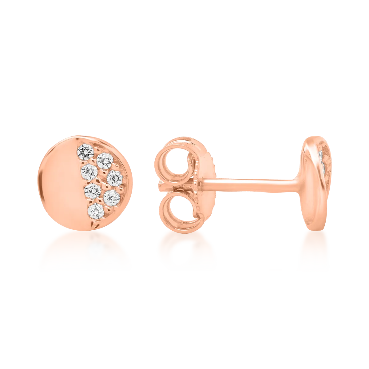 14K rose gold earrings