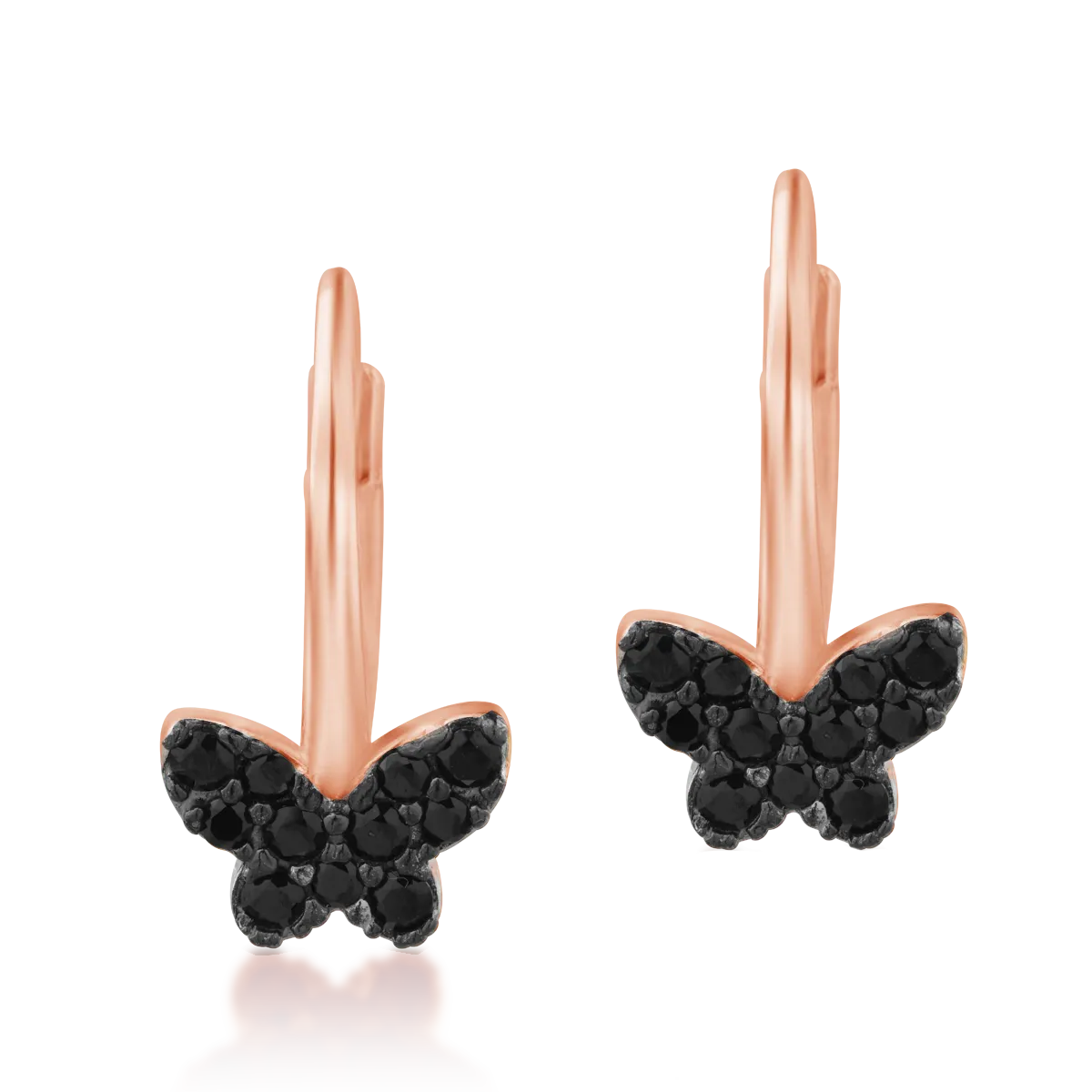 14K rose gold earrings