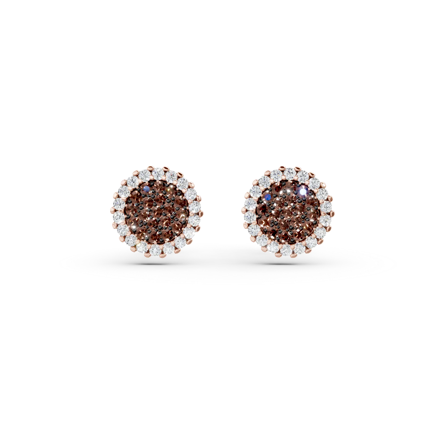 14K rose gold earrings