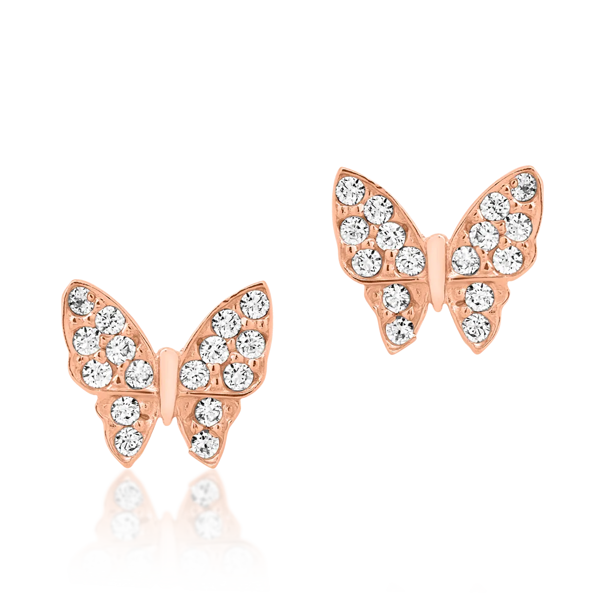 14K rose gold earrings