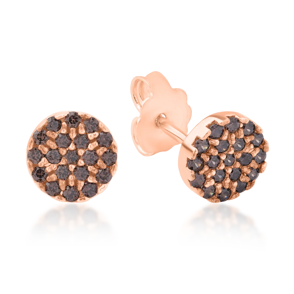 14K rose gold earrings