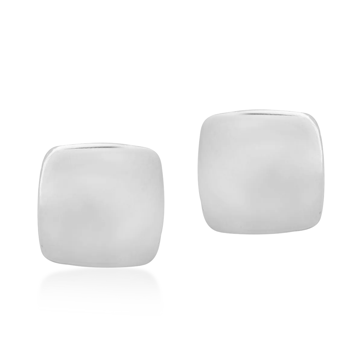 14K white gold earrings-1455