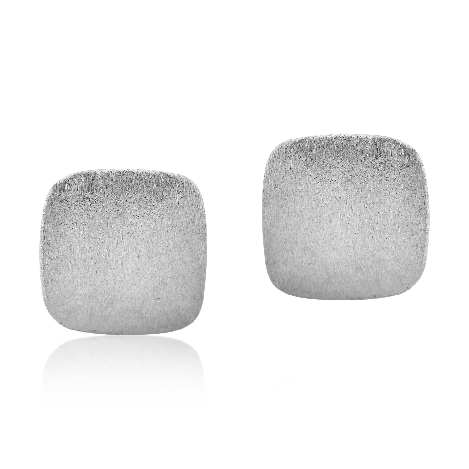 14K white gold earrings-1458