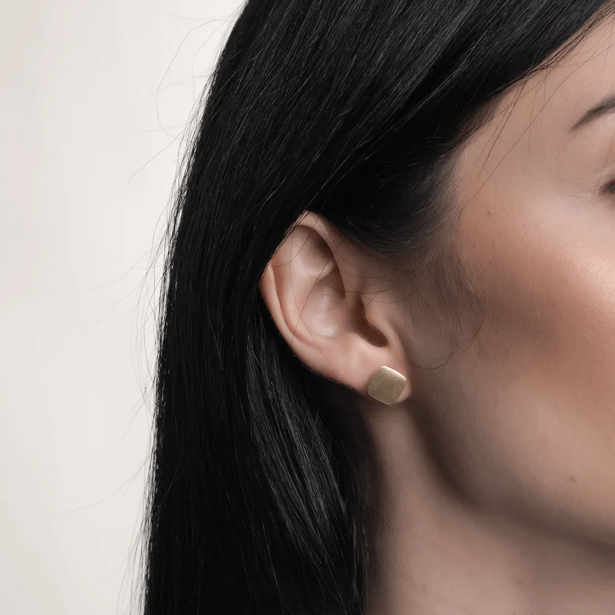 Cercei din aur galben de 14K