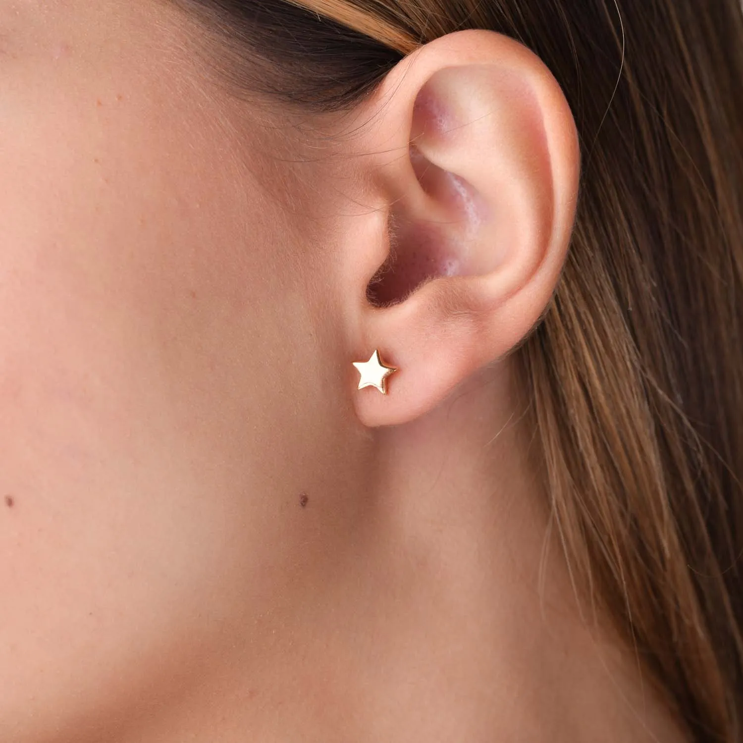 14K rose gold earrings