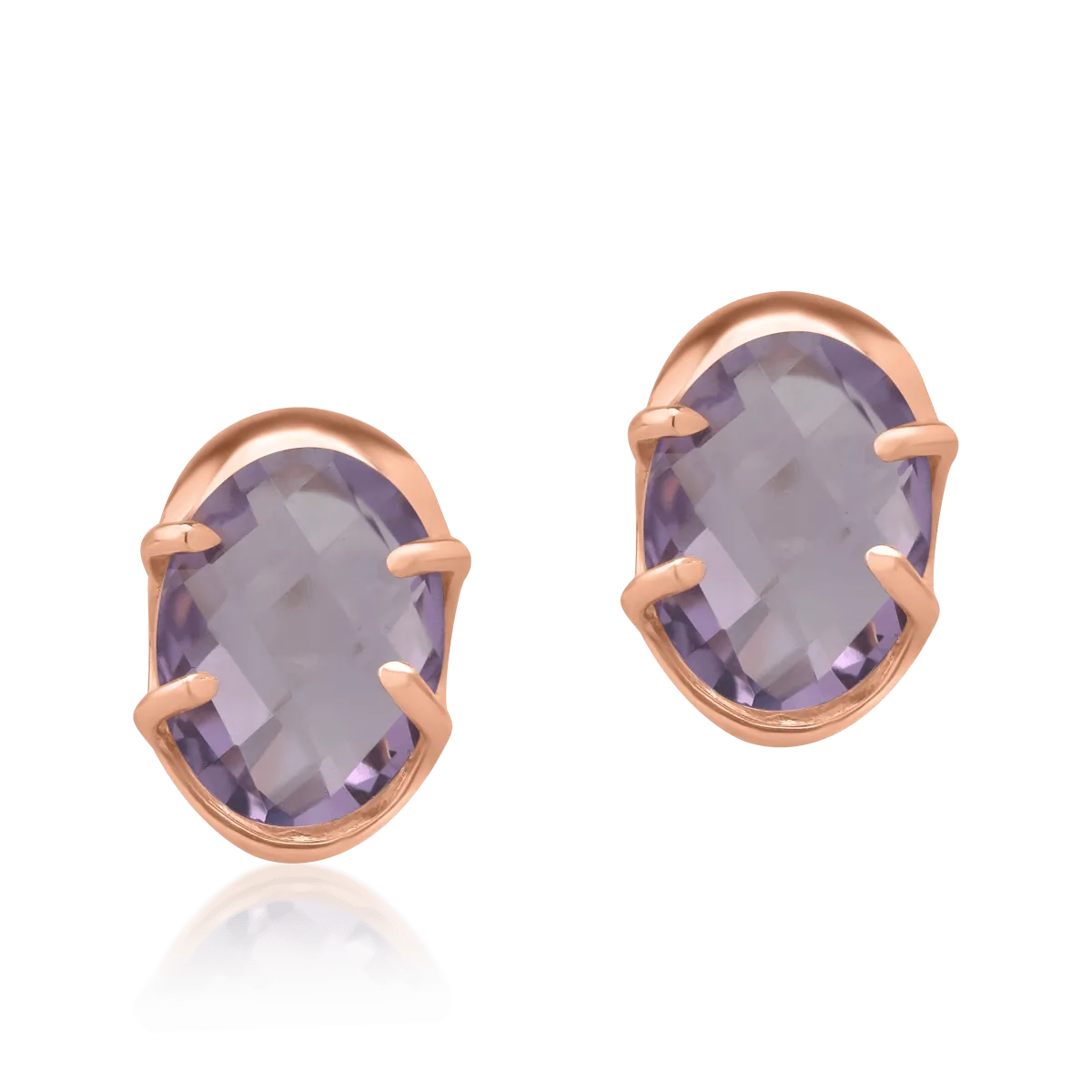 14K rose gold earrings