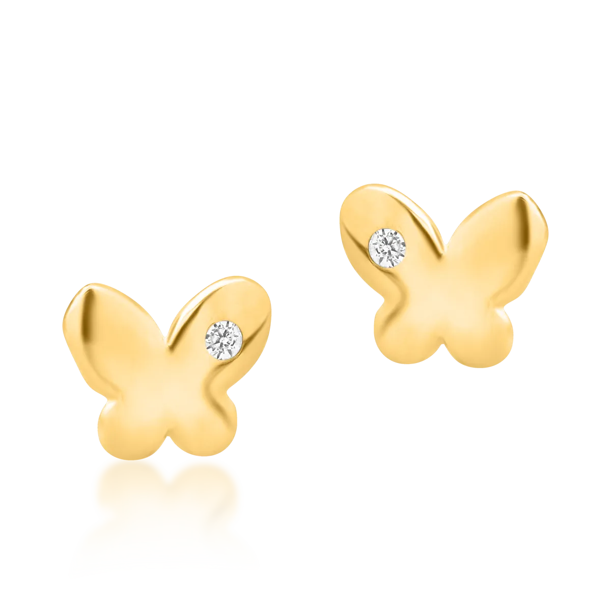 14K yellow gold children earrings