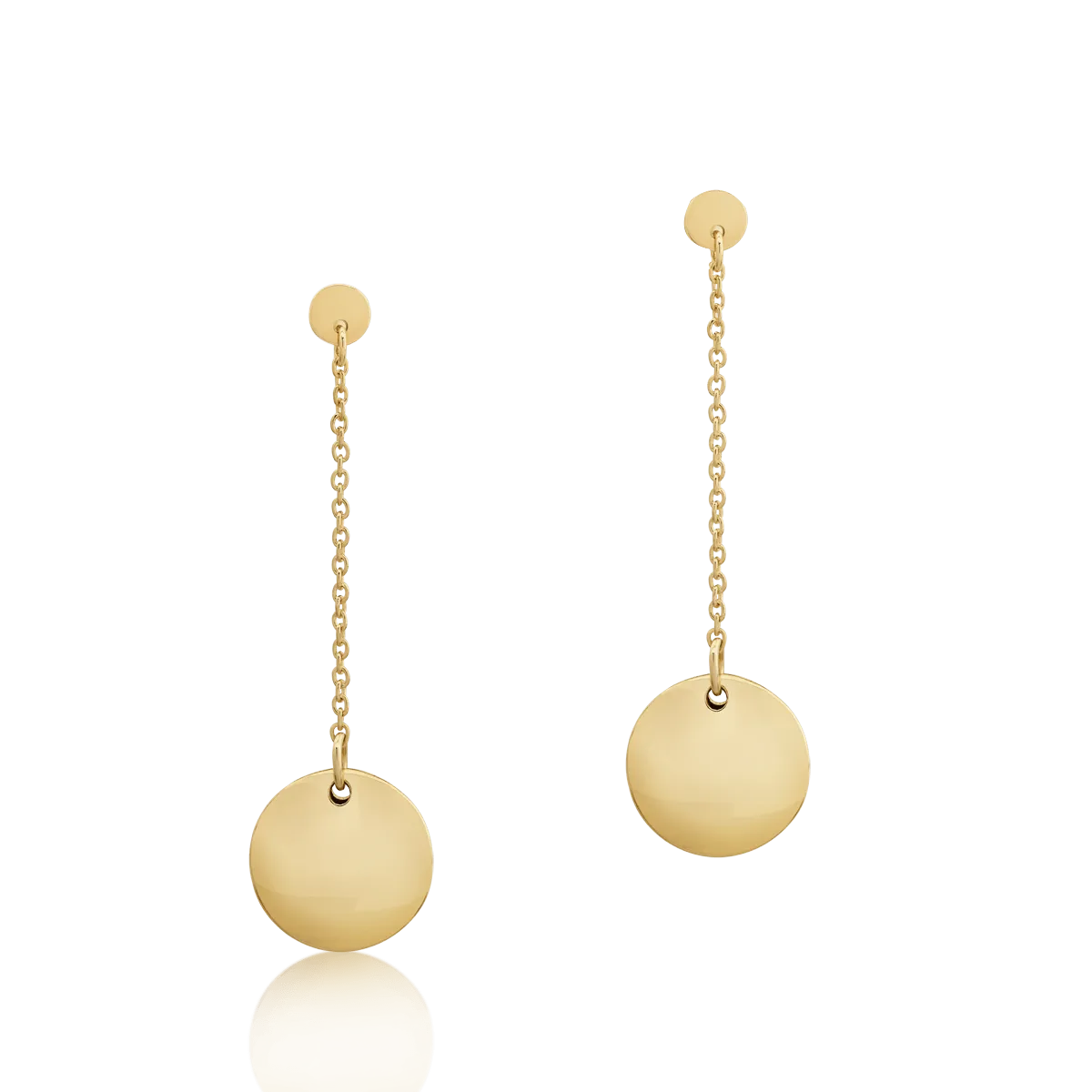 14K yellow gold earrings