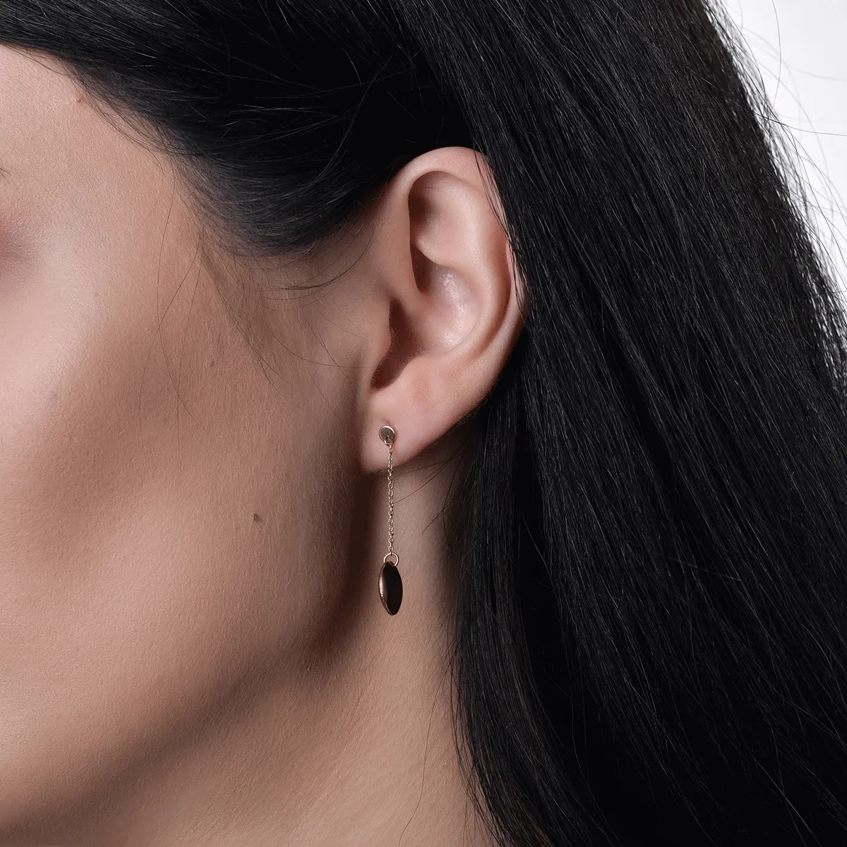 Cercei din aur galben de 14K