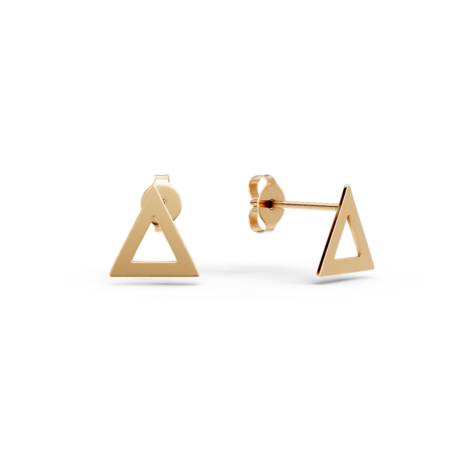 Kolczyki z żółtego 14K złota