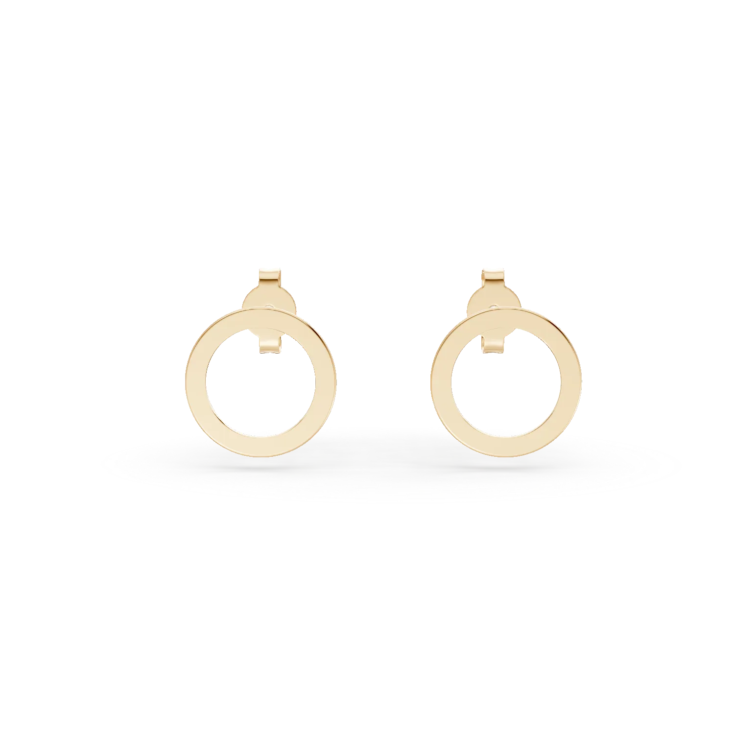 14K yellow gold earrings