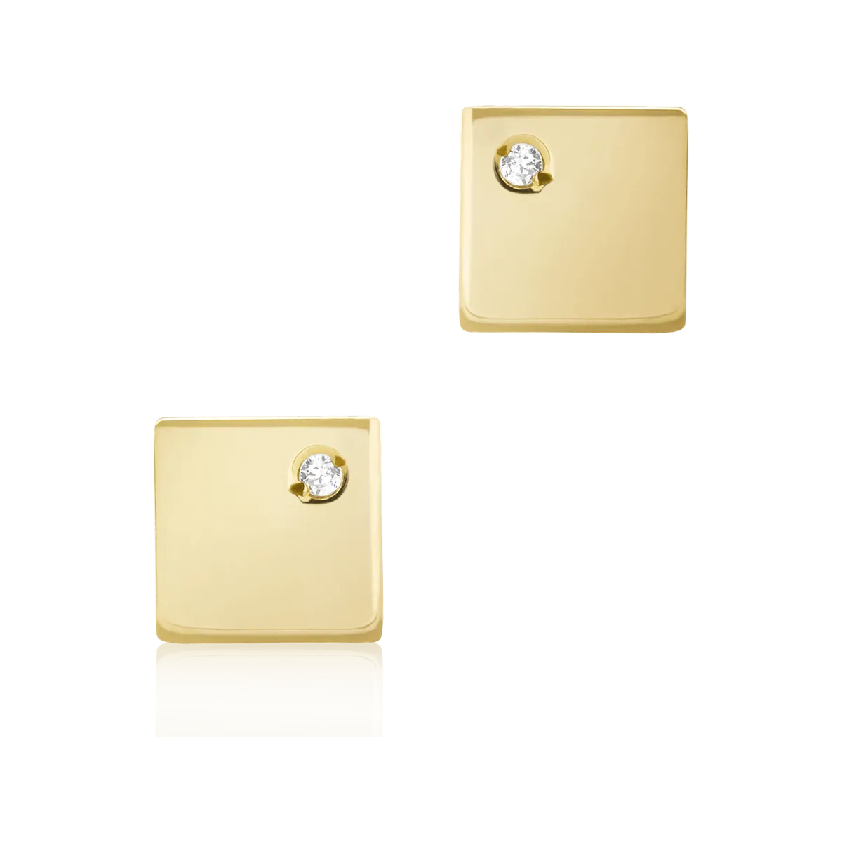 14K yellow gold earrings