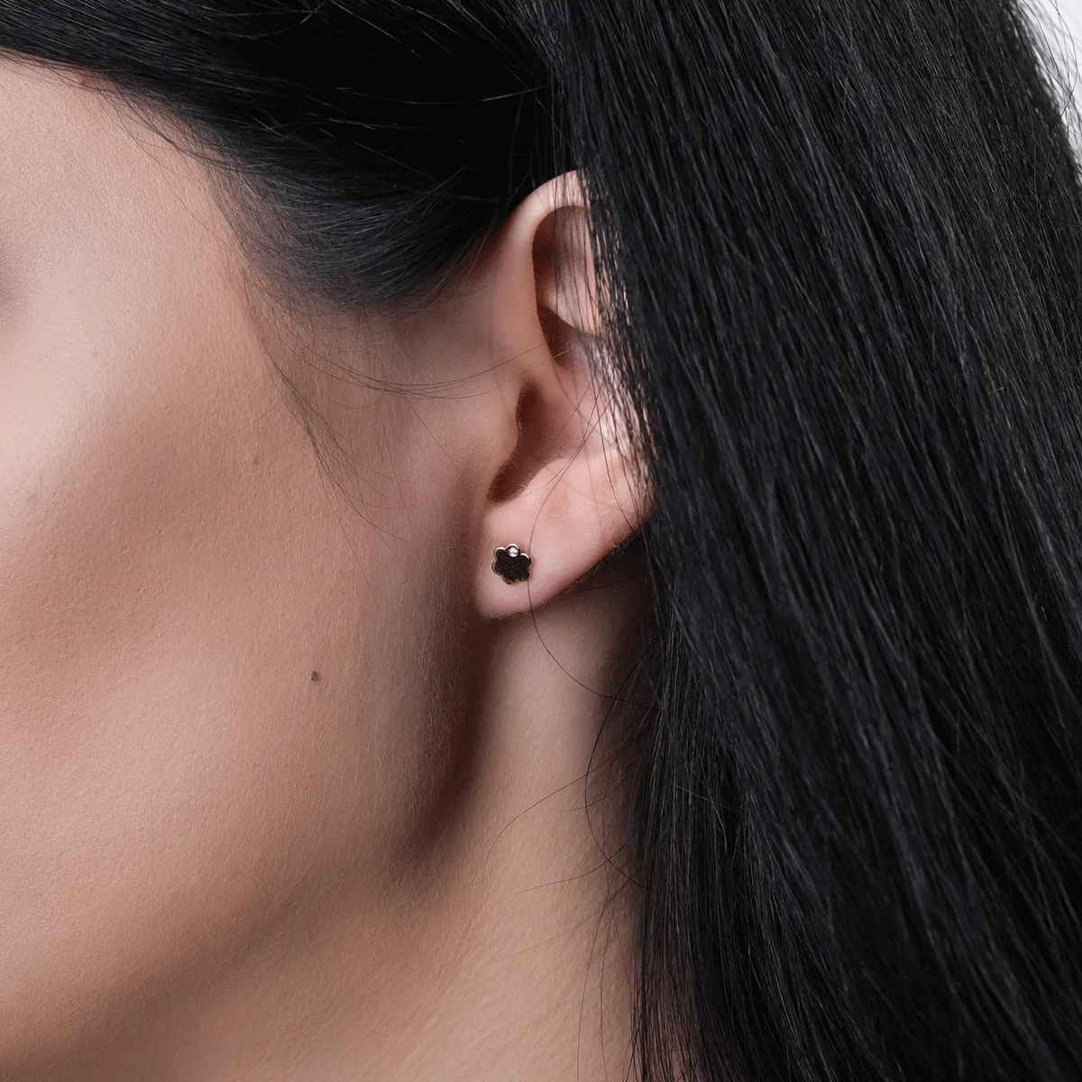 Cercei din aur galben