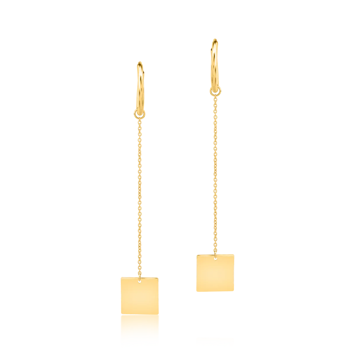 14K yellow gold earrings