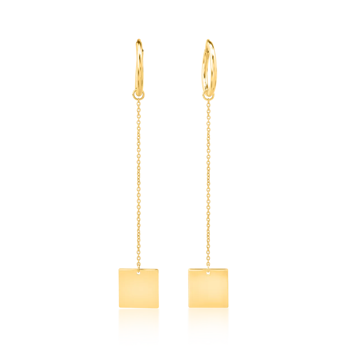 14K yellow gold earrings