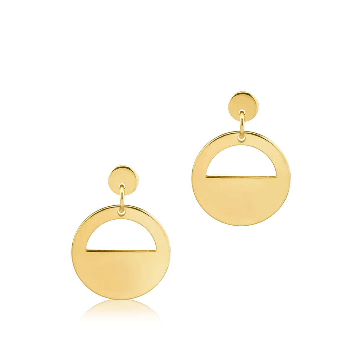 14K yellow gold earrings