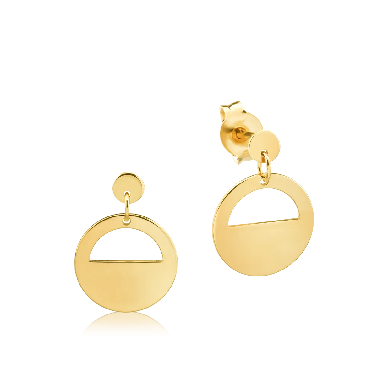 14K yellow gold earrings