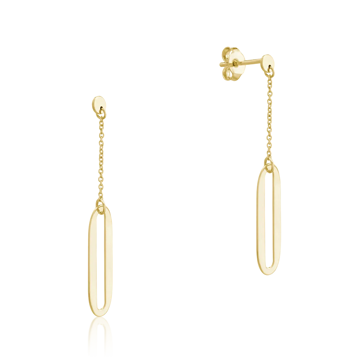 14K yellow gold earrings