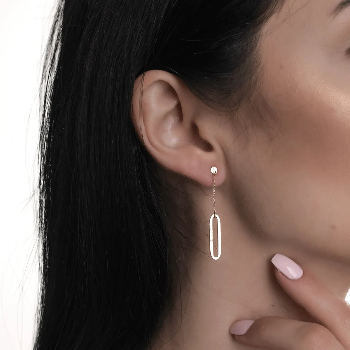 14K yellow gold earrings