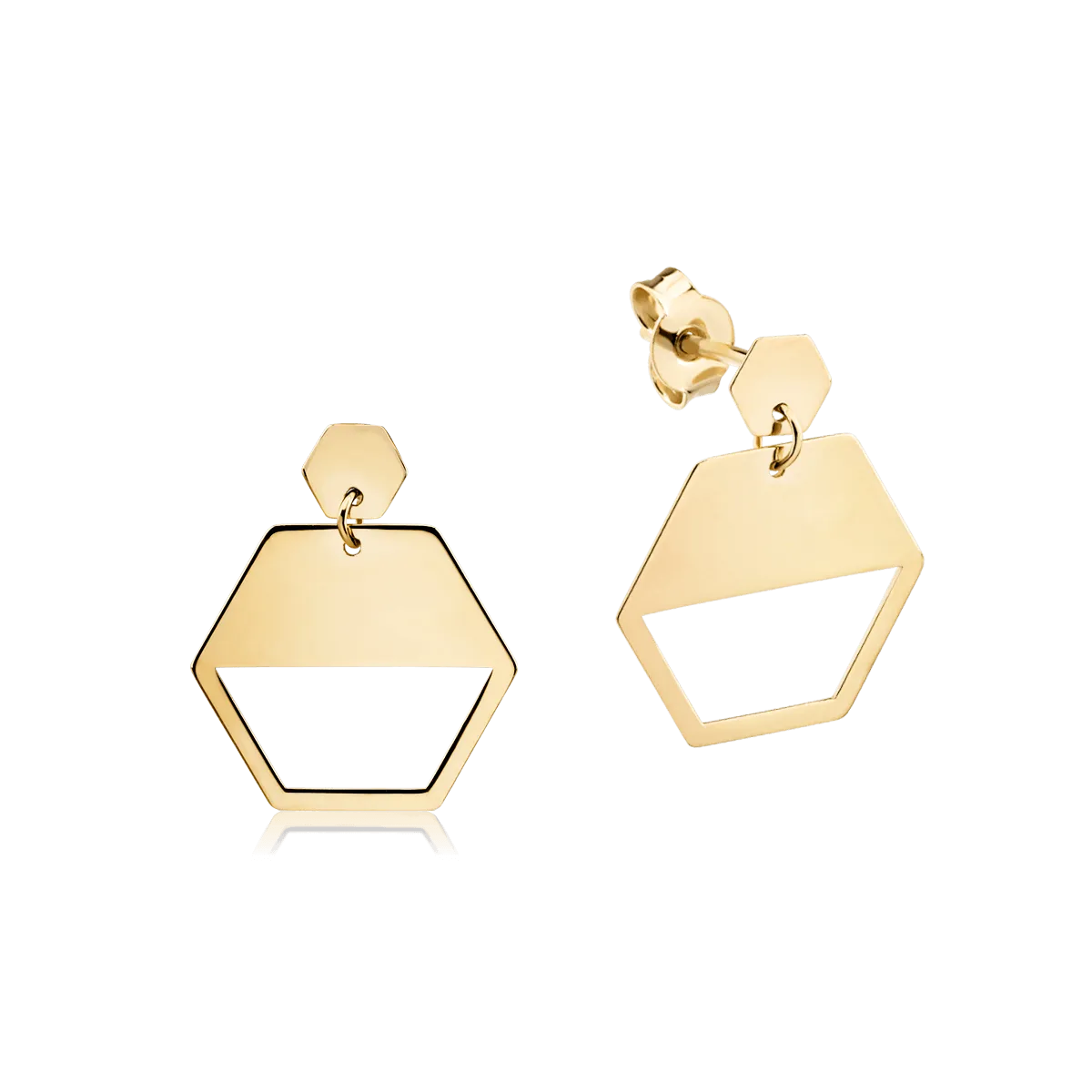 Fülbevaló 14K-os sárga aranyból