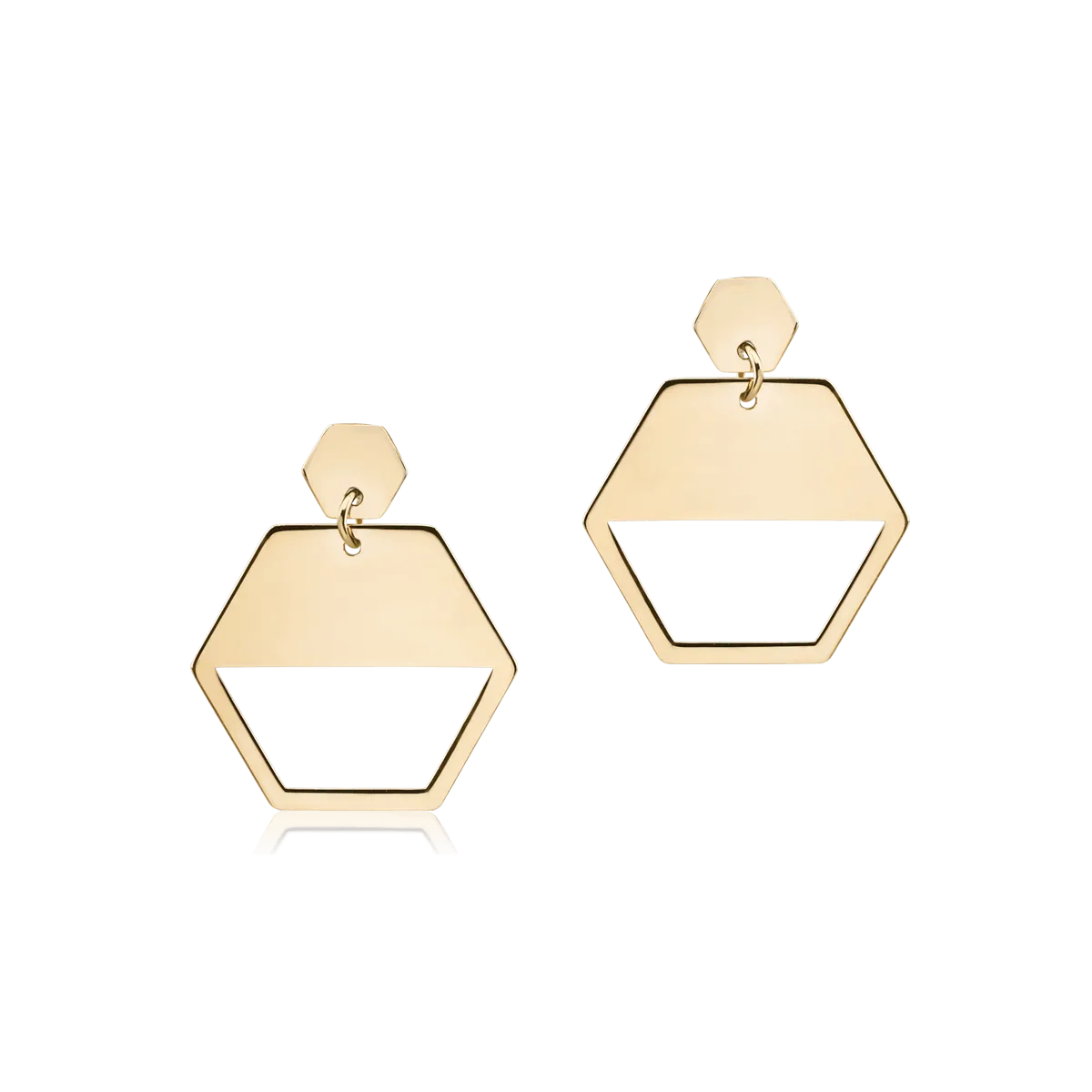 14K yellow gold earrings