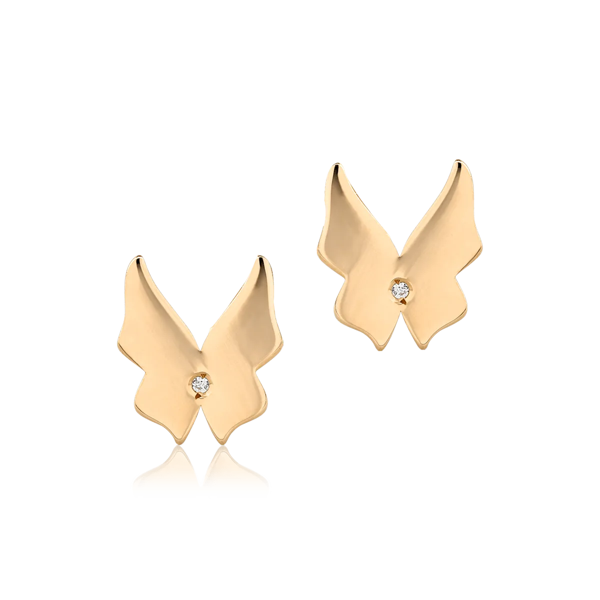 14K yellow gold earrings