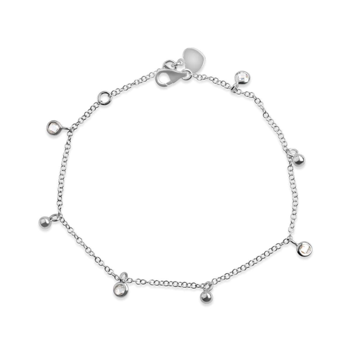 14k white gold bracelet