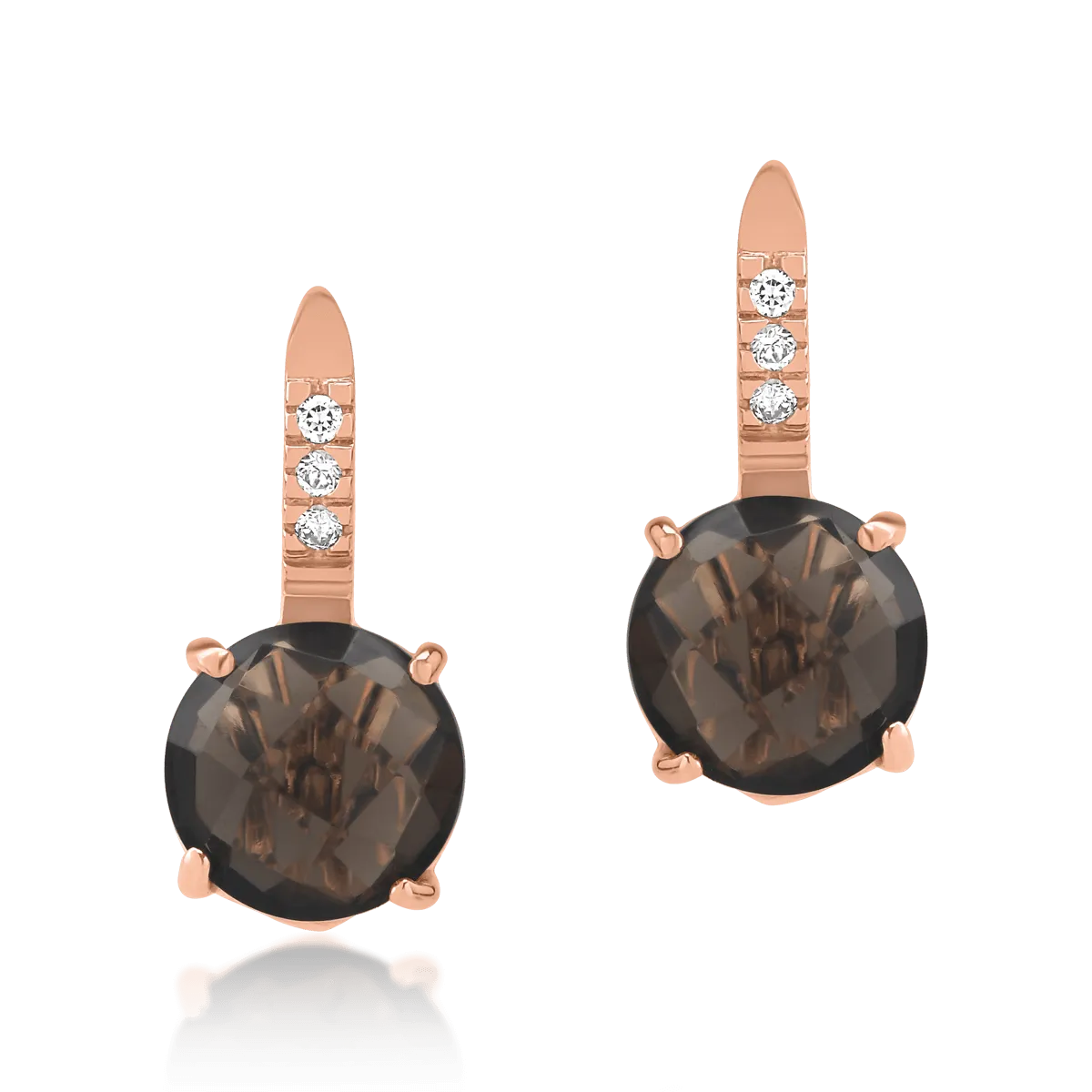 14K rose gold earrings