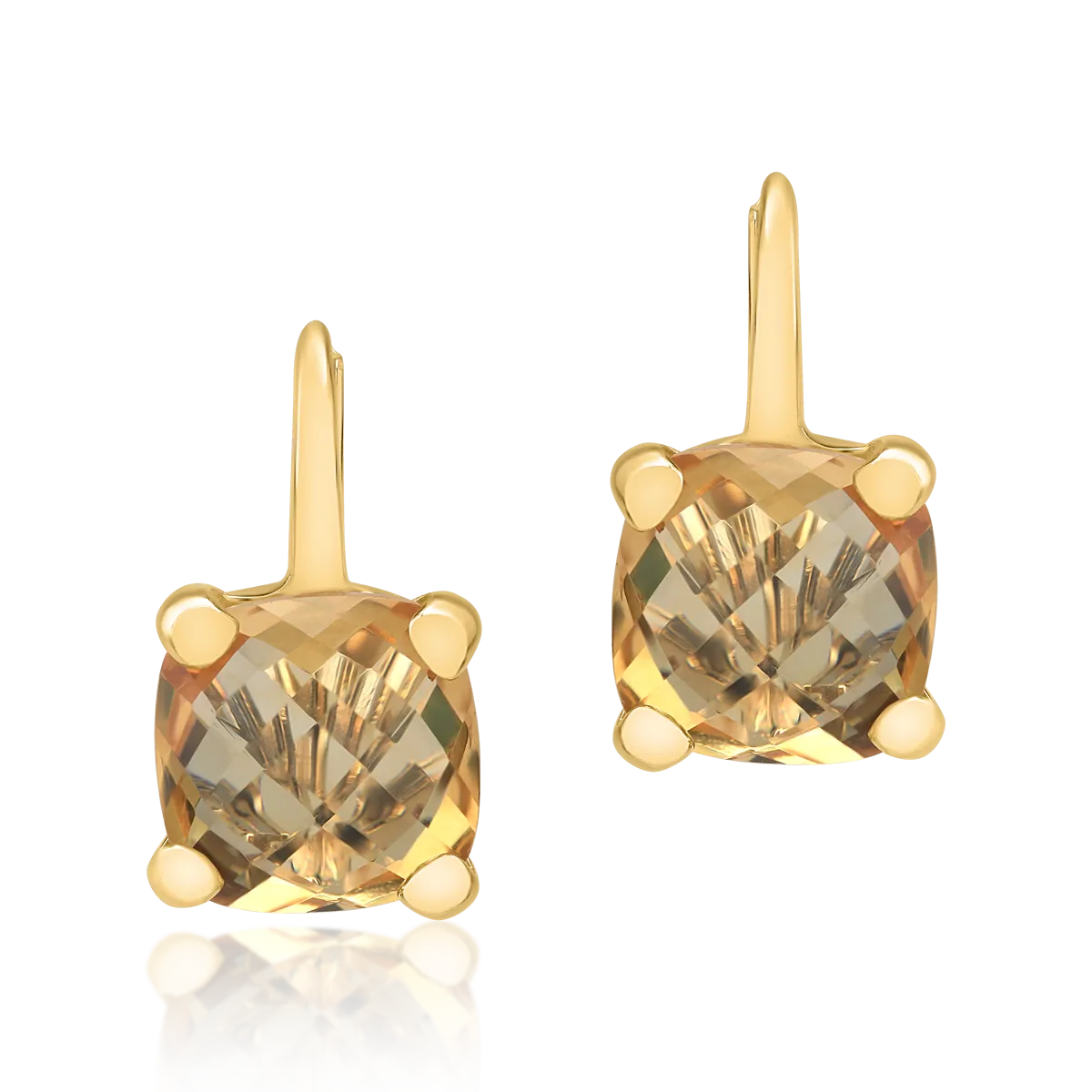 14K yellow gold earrings