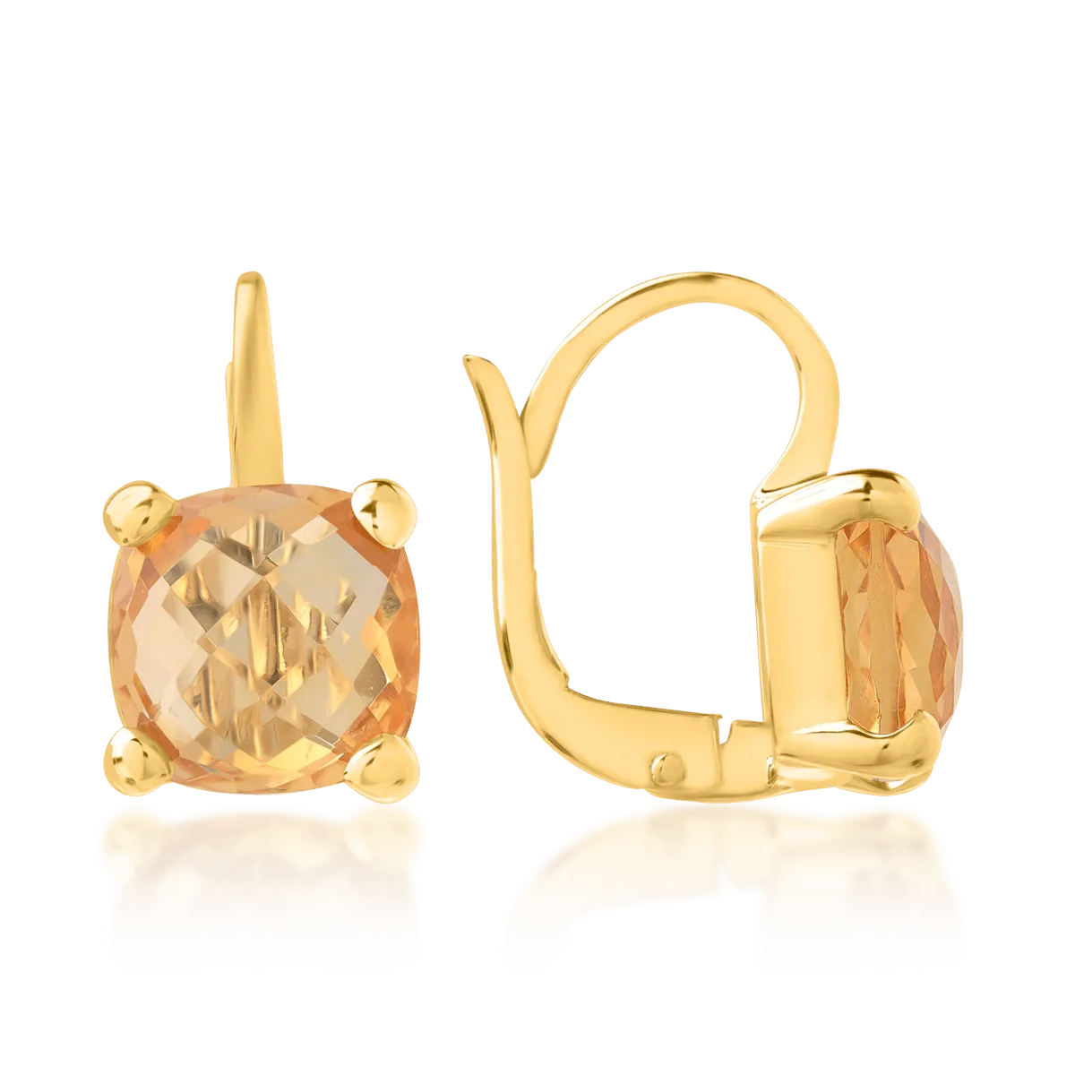 14K yellow gold earrings