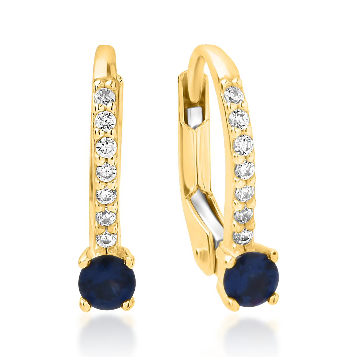 14K yellow gold earrings