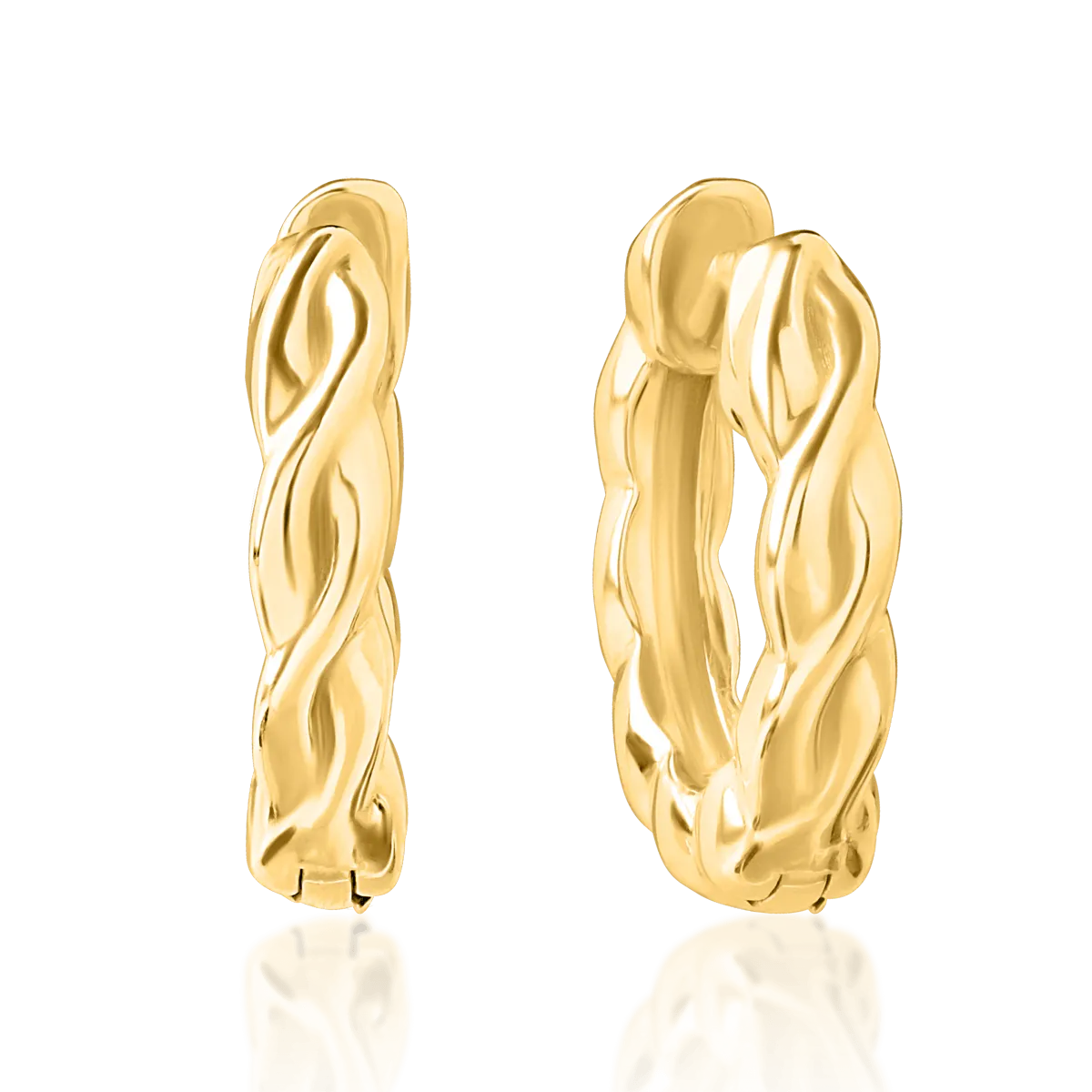 14K yellow gold earrings