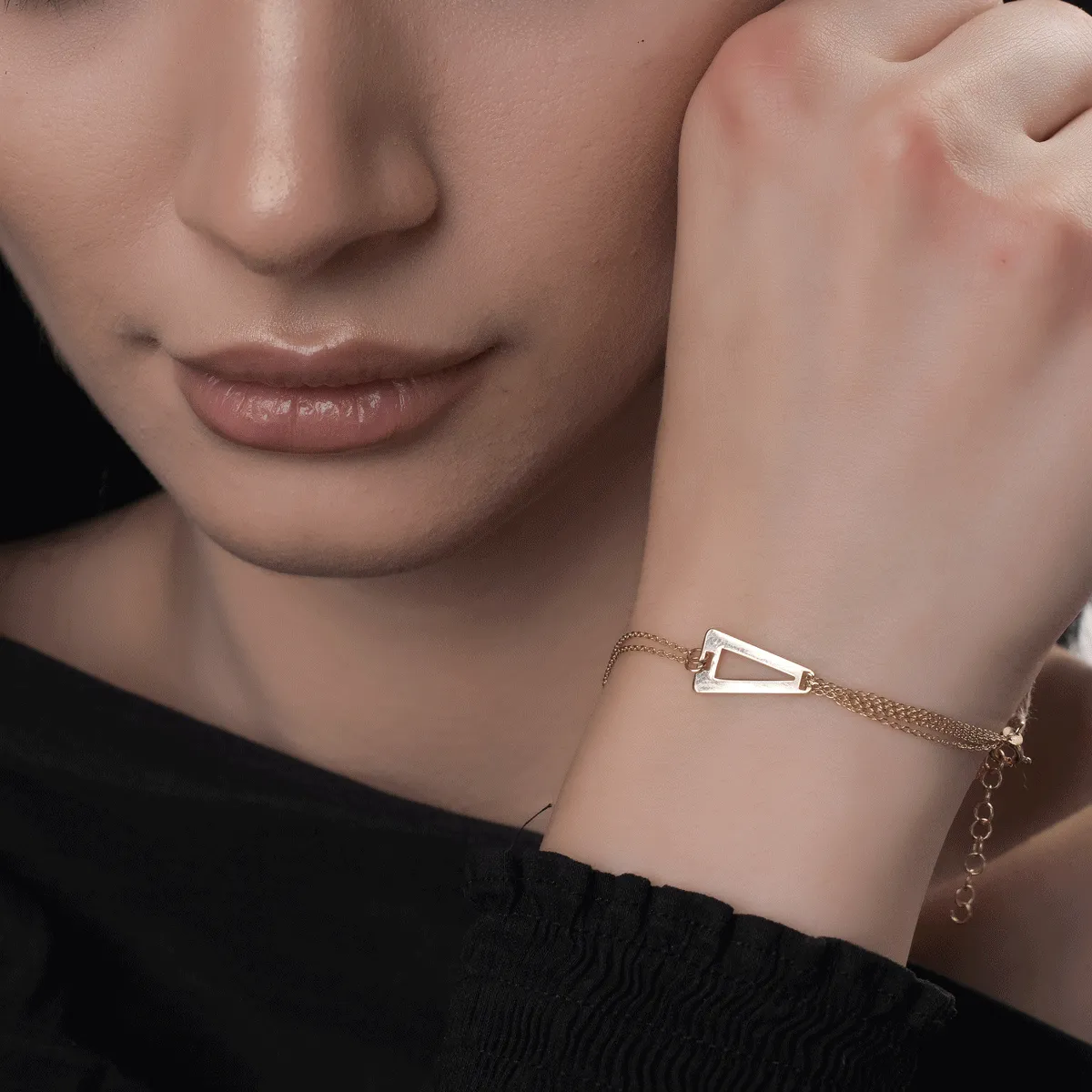 Bratara din aur galben de 14K