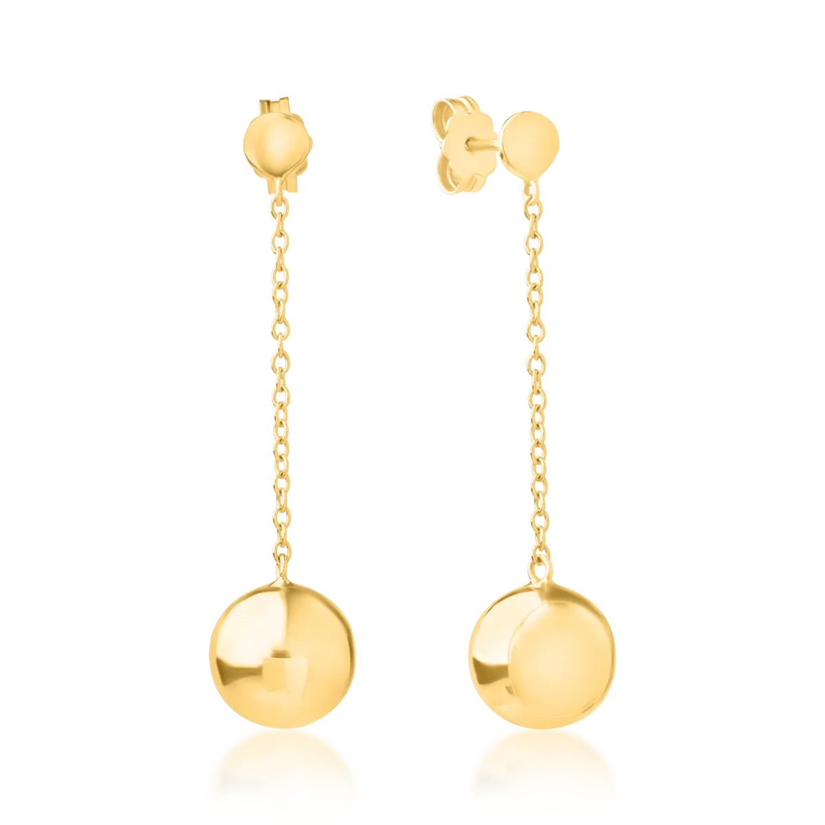 14K yellow gold earrings