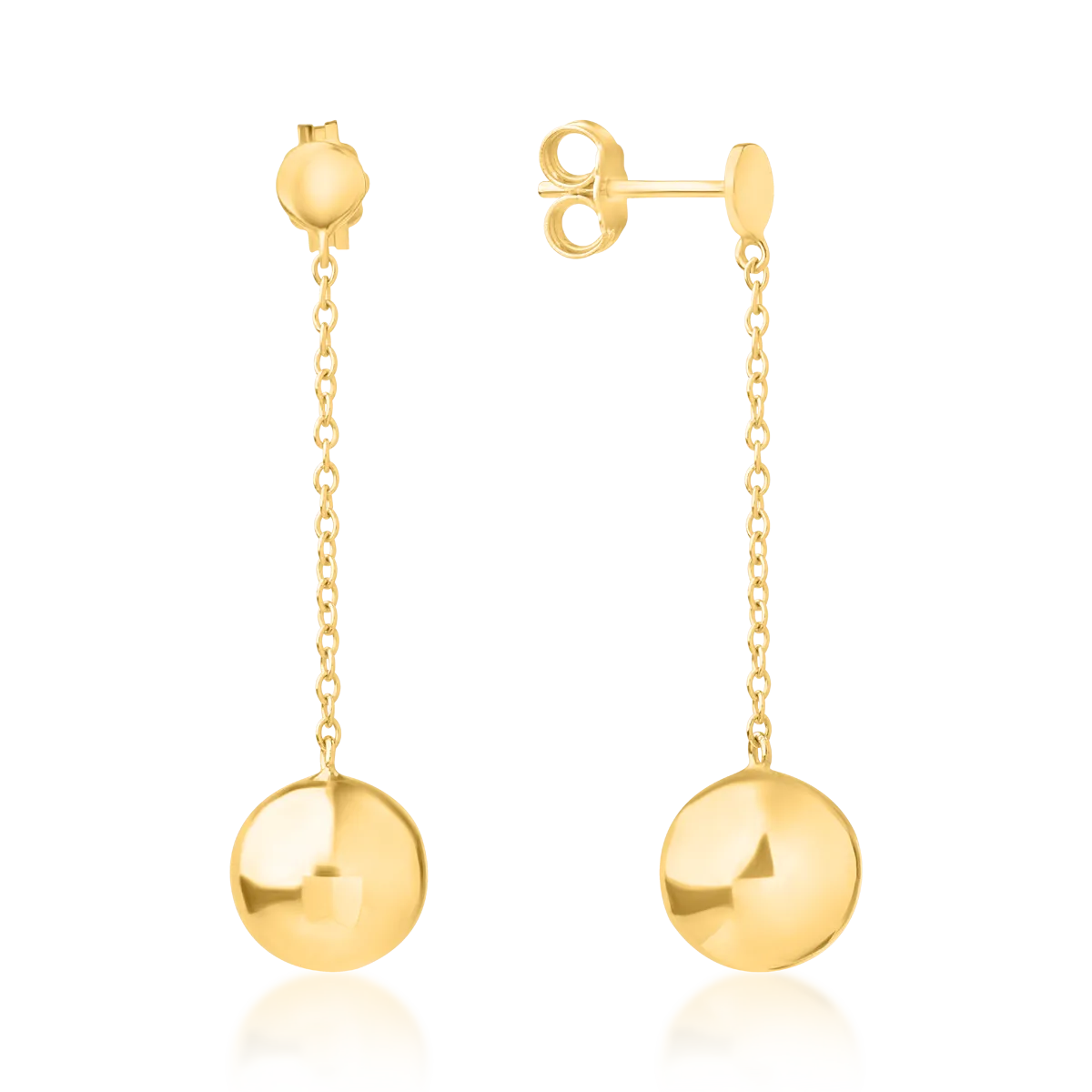 14K yellow gold earrings