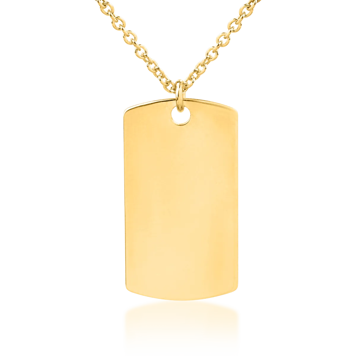 14K sárga arany férfi medál lánc