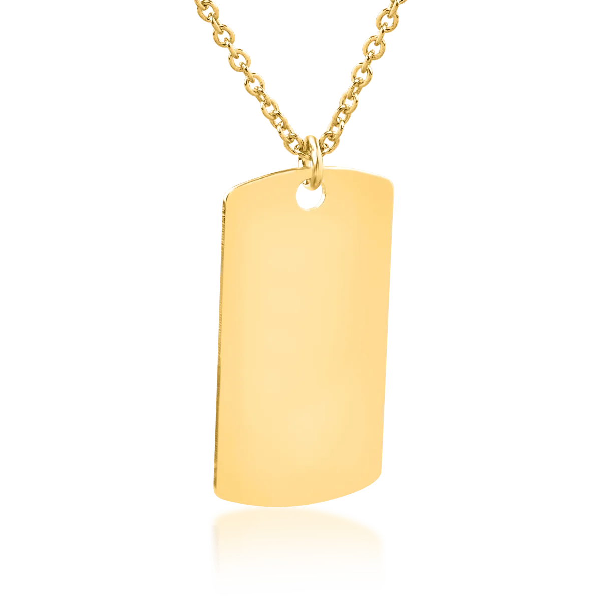 14K sárga arany férfi medál lánc