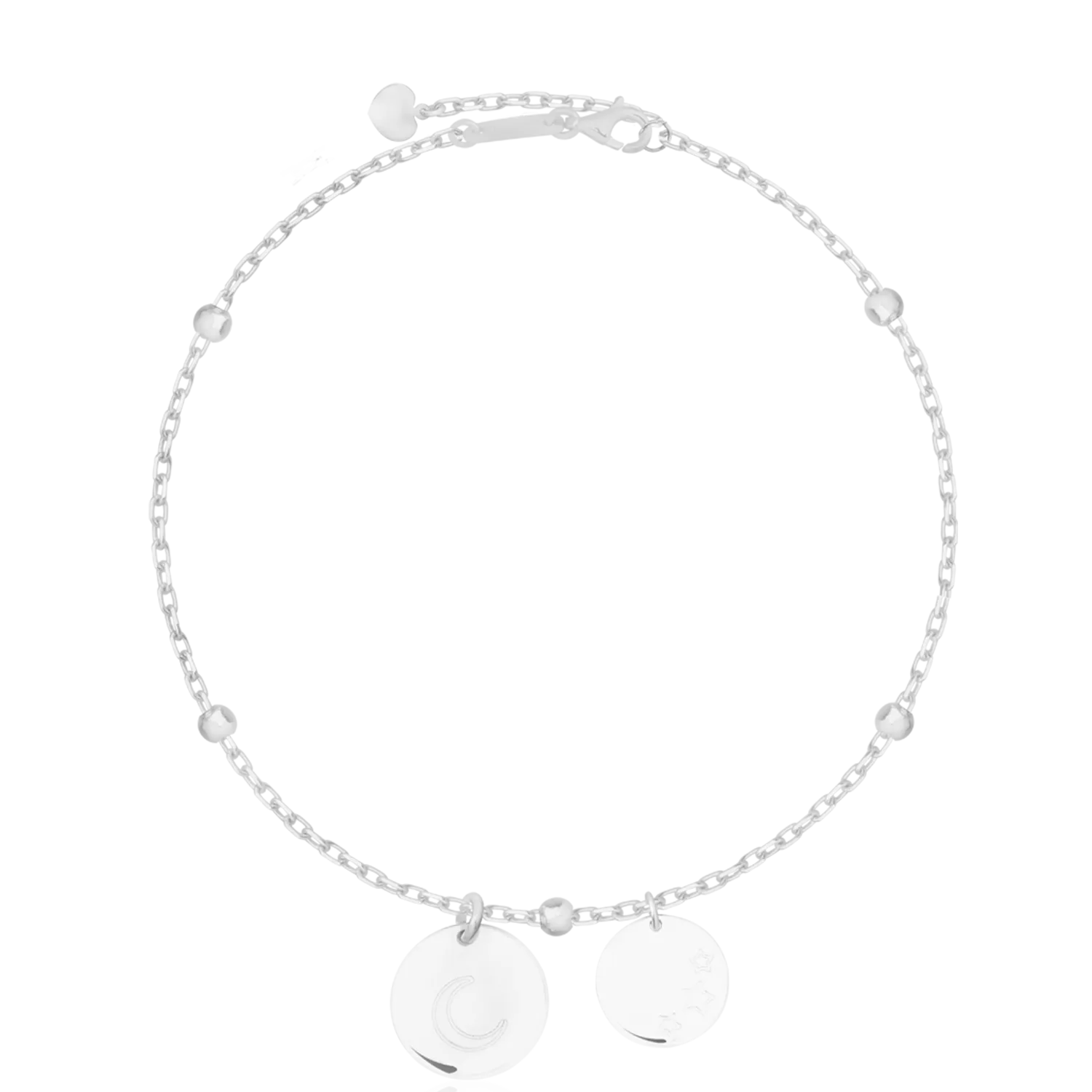 14K white gold bracelet