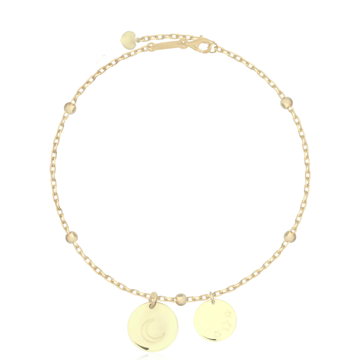 14K yellow gold bracelet-121058